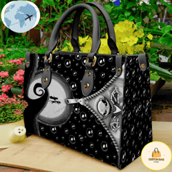 jack skellington halloween women 3d leather bag, custom bag, sport bag