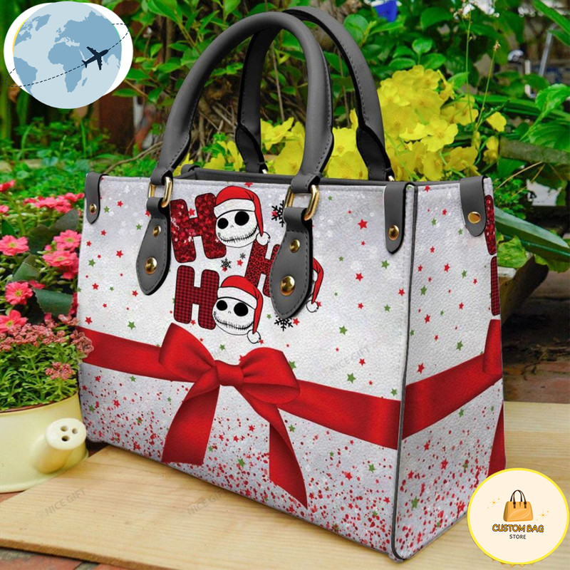 Jack Skellington Hohoho Women 3D Leather Bag.jpg