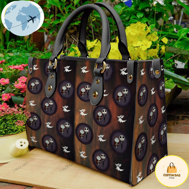 Jack Skellington Women I Could Be Your Worst Nightmare 3DLeather Bag.jpg