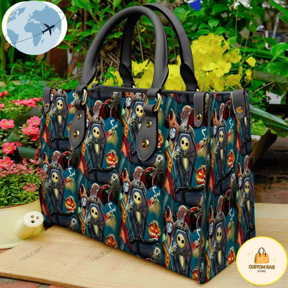 Jack Skellington Women 3D I Could Be Your Worst Nightmare Leather Bag.jpg