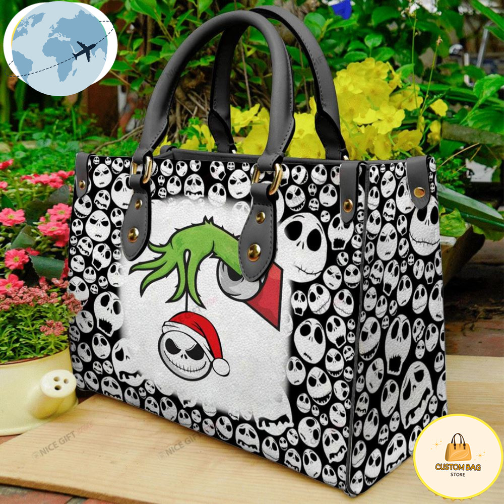 Jack Skellington Women 3D Xmas Leather Bag.jpg