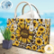 Leopard Sunflower Personalized Leather Bag.jpg