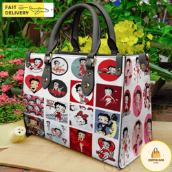 betty boop handbag, custom betty boop leather bag, betty boop shoulder bag 2