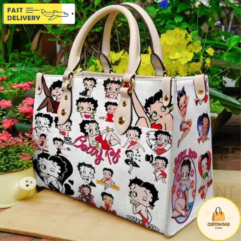 Betty Boop Leather Bag,Betty Boop Handbag,Travel handbag.jpg