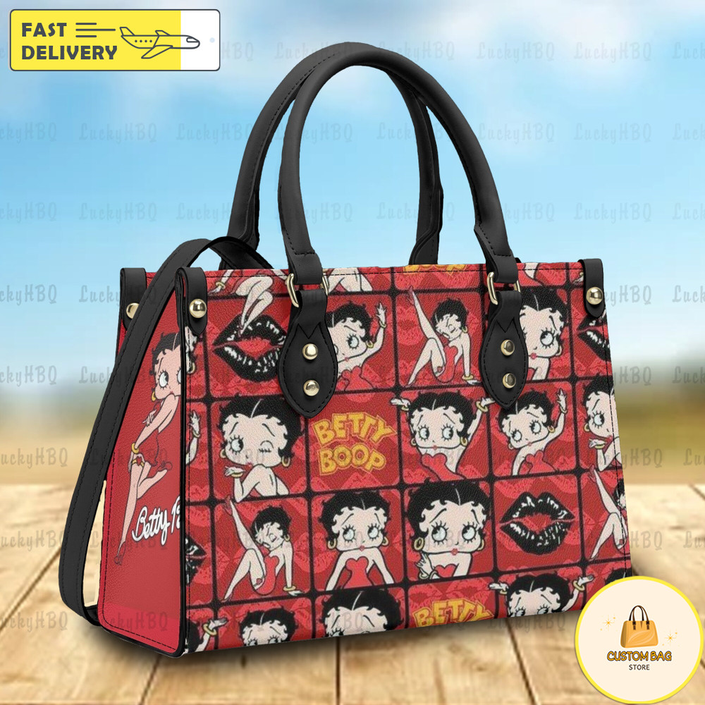 Betty Boop Leather Handbag, Betty Boop Handbag, Betty Boop Fan Gift.jpg