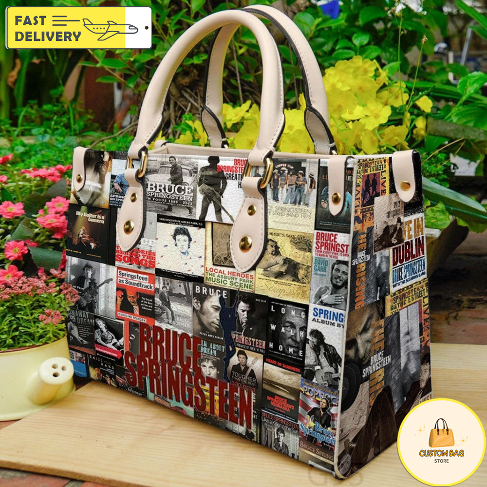 Bruce Springsteen Leather Handbag,Travel handbag,Teacher Handbag.jpg