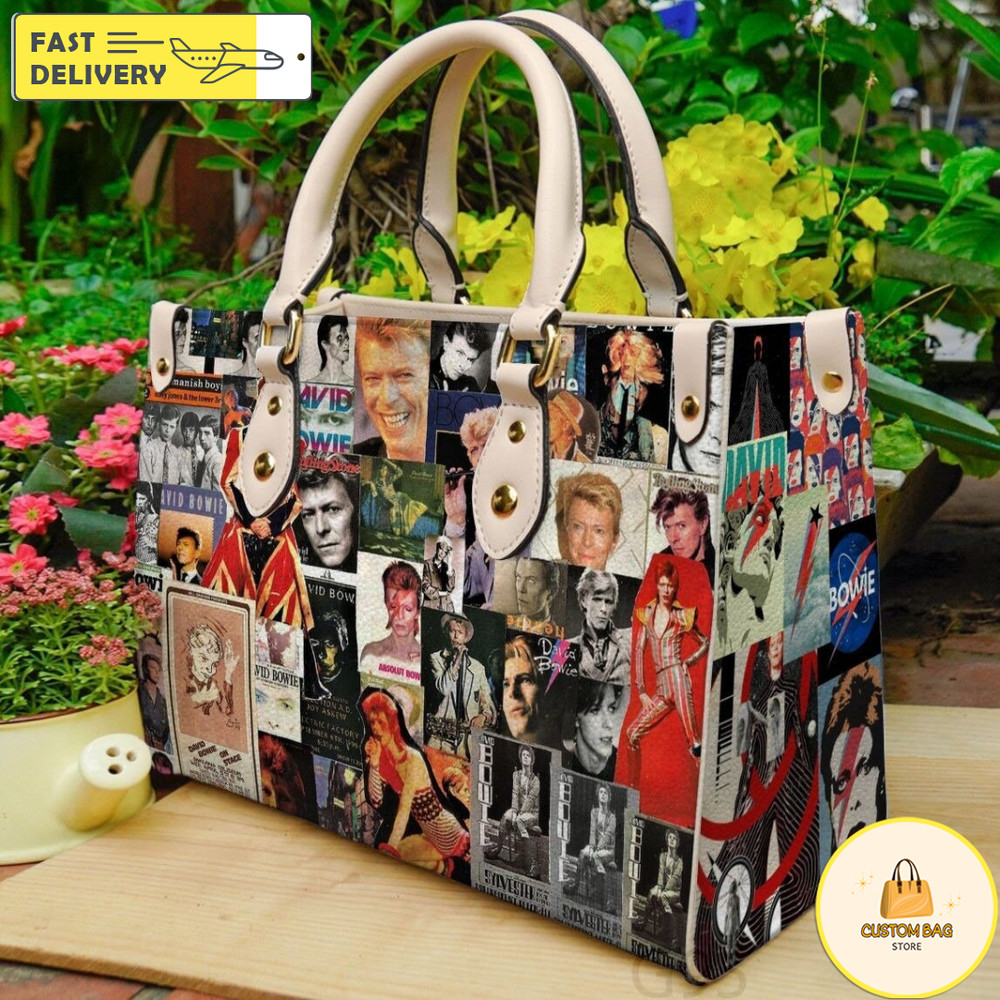 David Bowie Leather HandBag,David Bowie Music Bag,David Bowie Fan Gift.jpg