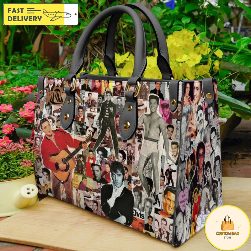 Elvis Presley Leather HandBag, Women Elvis Handbag, Elvis Bags Gift For Her 6.jpg