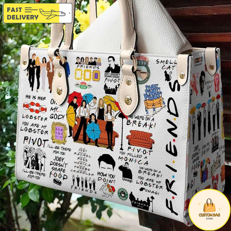 Friends Show Lover Collection Leather Bag Women Leather Hand Bag, Women Leather Bag, Music Trending Handbag.jpg