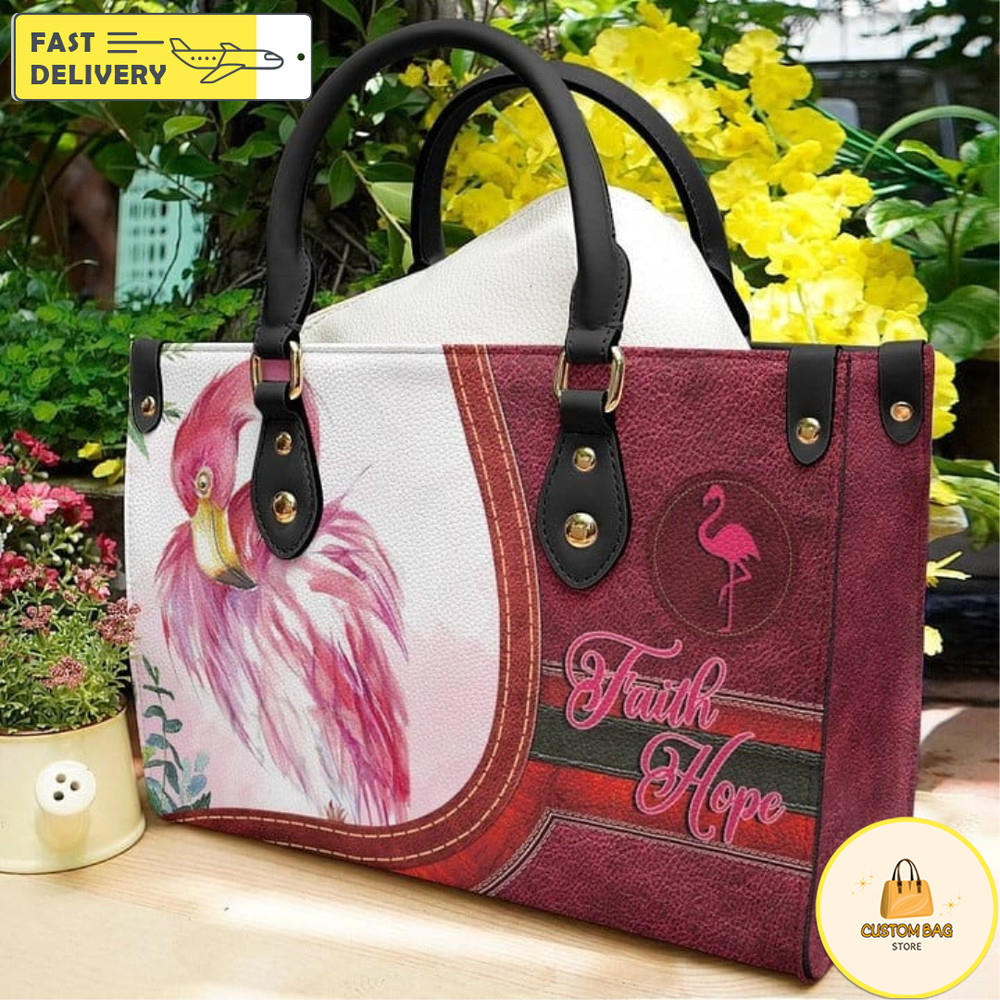 Flamingo Scyrub Leather Bags,Flamingo Bags And Purses,Flamingo Lover_s Handbag 2.jpg
