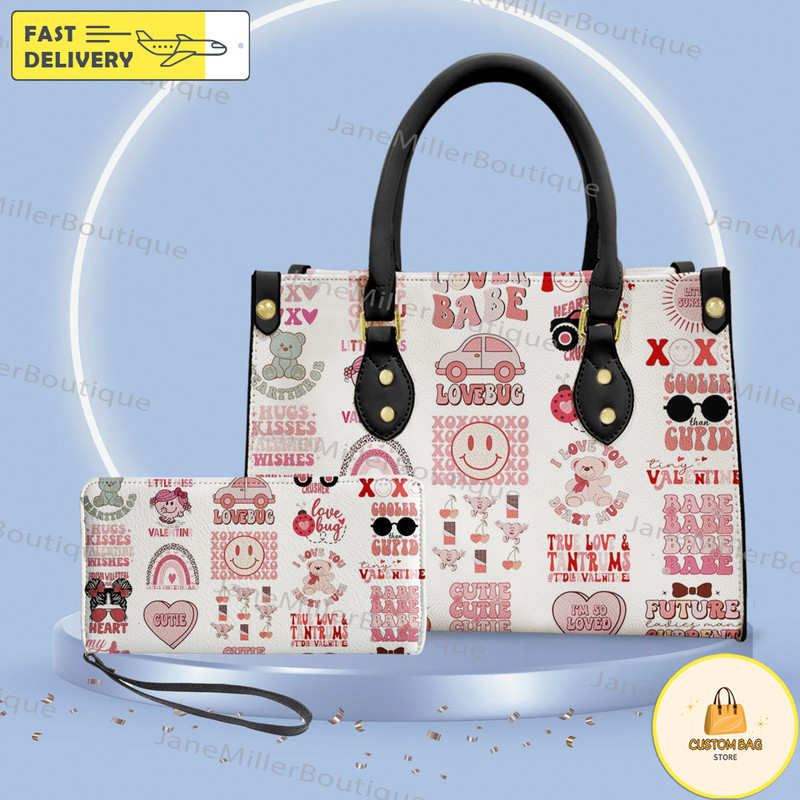 Kids Valentine Day Leather Bag, Heartbreaker Lover Handbag, Custom Leather Bag, Woman Handbag 2.jpg