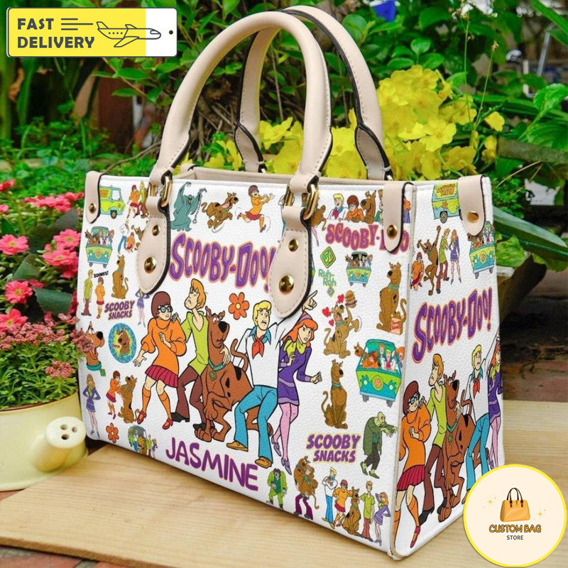 Scooby-Doo Handbag, Custom Scooby-Doo Leather Bag, Scooby-Doo Shoulder Bag.jpg