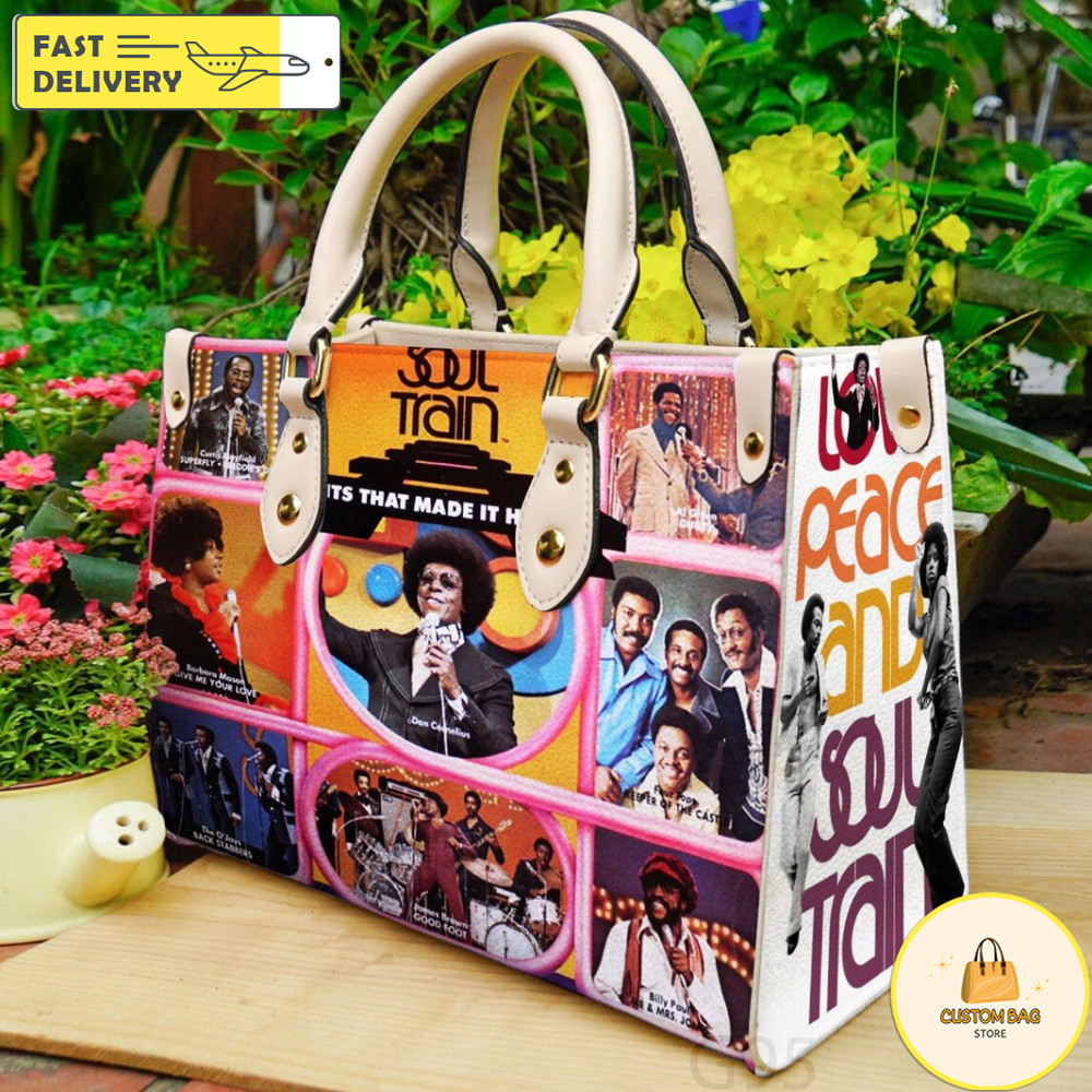 Soul train Women Leather HandBag,Soul train Music Bag,Soul train Fan Gift.jpg
