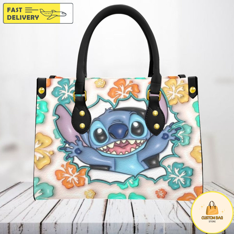 Stitch Leather Bags,Lilo and Stitch, Stitch Lovers HandBag 4.jpg
