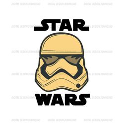 yellow helmet stormtrooper svg, star wars stormtrooper svg, star wars movie svg, star wars cricut, star wars design, sil