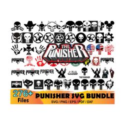 276 punisher svg bundle, marvel svg, avengers svg, super hero svg