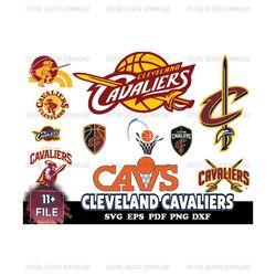 11 FILE Cleveland Cavaliers Svg Bundle