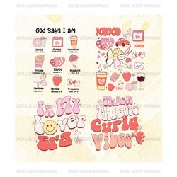 In My Lover Era PNG, Thick Thighs Cupid Vibes PNG, Cute Love Valentine PNG, Funny Valentine PNG, Valentine PNG, Happy Va