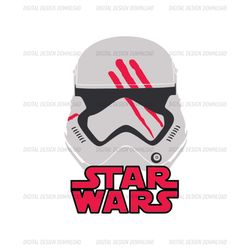 ripped claw stormtrooper helmet svg, star wars stormtrooper svg, star wars movie svg, star wars cricut, star wars design