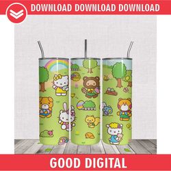 Hello Kitty Sanrio Characters Easter Eggs Tumbler PNG