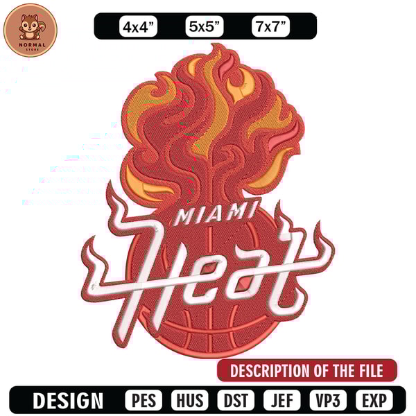 Miami Heat logo embroidery design, NBA embroidery, Sport embroidery, Embroidery design, Logo sport embroidery..jpg