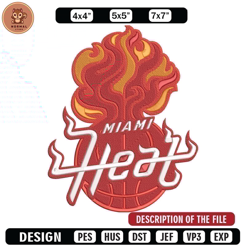Miami Heat logo embroidery design, NBA embroidery, Sport embroidery, Embroidery design, Logo sport embroidery..jpg