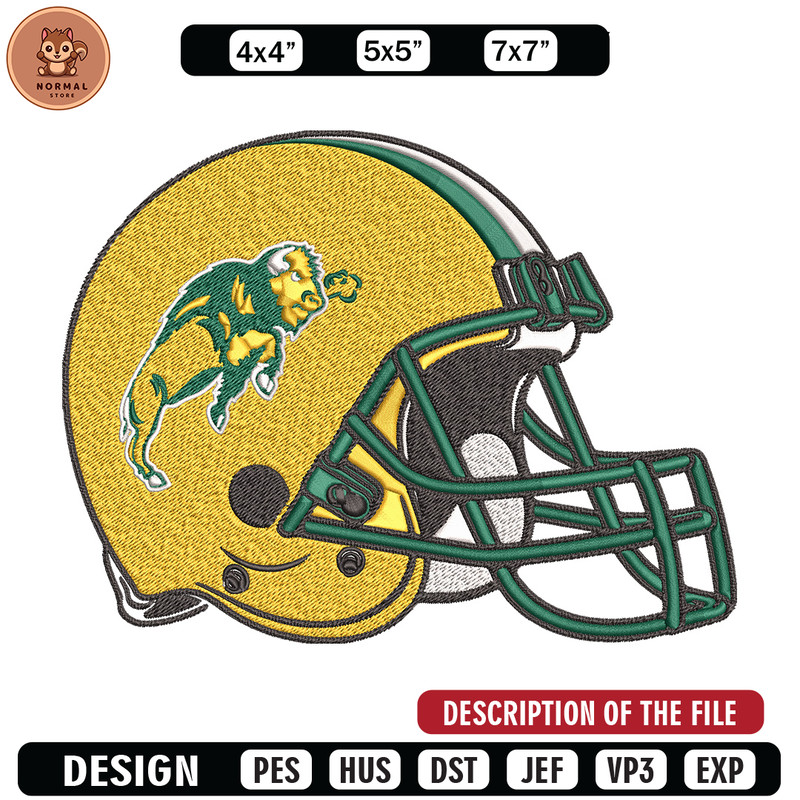 North Dakota helmet embroidery design, Baseball embroidery, Sport embroidery, logo sport embroidery, Embroidery design.jpg