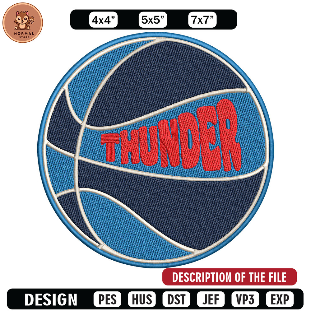 Oklahoma Thunder logo embroidery design,NBA embroidery, Sport embroidery, Embroidery design, Logo sport embroidery..jpg