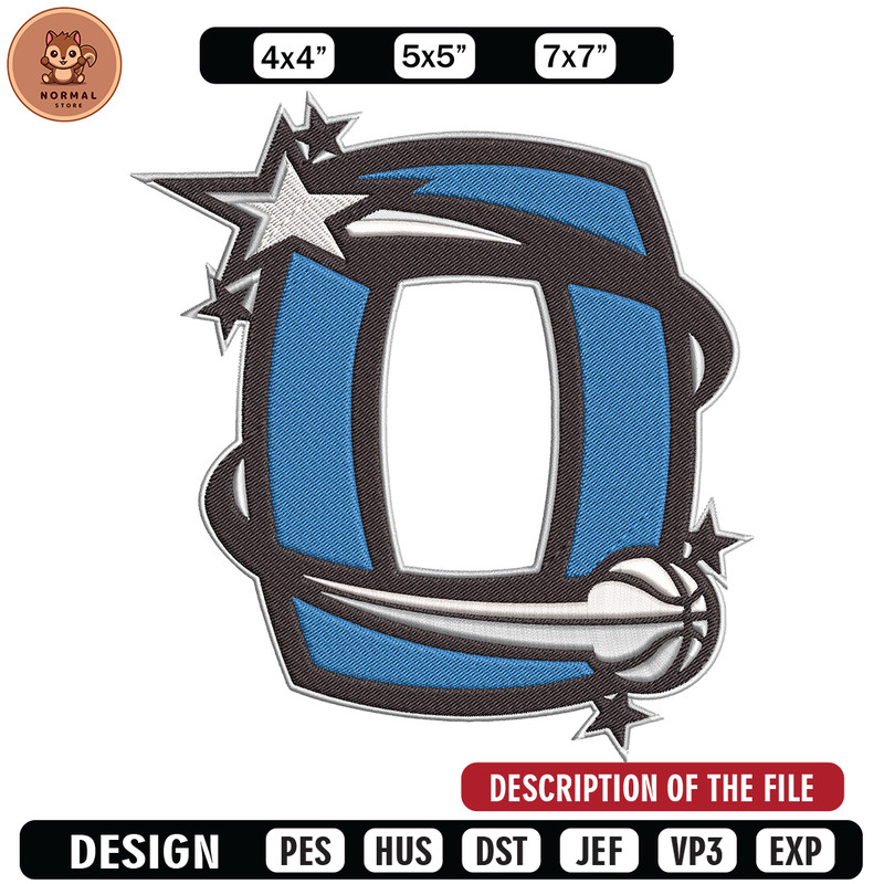 Orlando Magic design embroidery design, NBA embroidery,Sport embroidery, Embroidery design, Logo sport embroidery..jpg