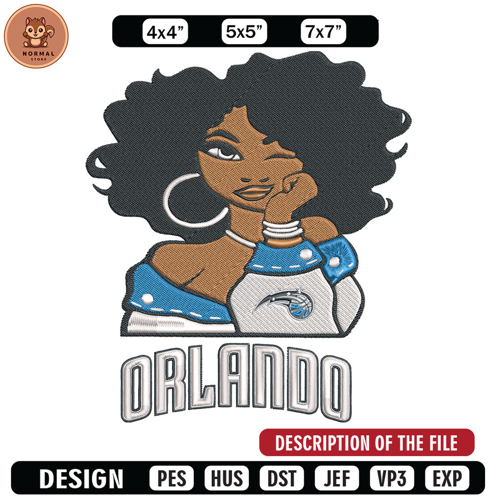 Orlando Magic girl embroidery design, NBA embroidery, Sport embroidery,Embroidery design ,Logo sport embroidery.jpg