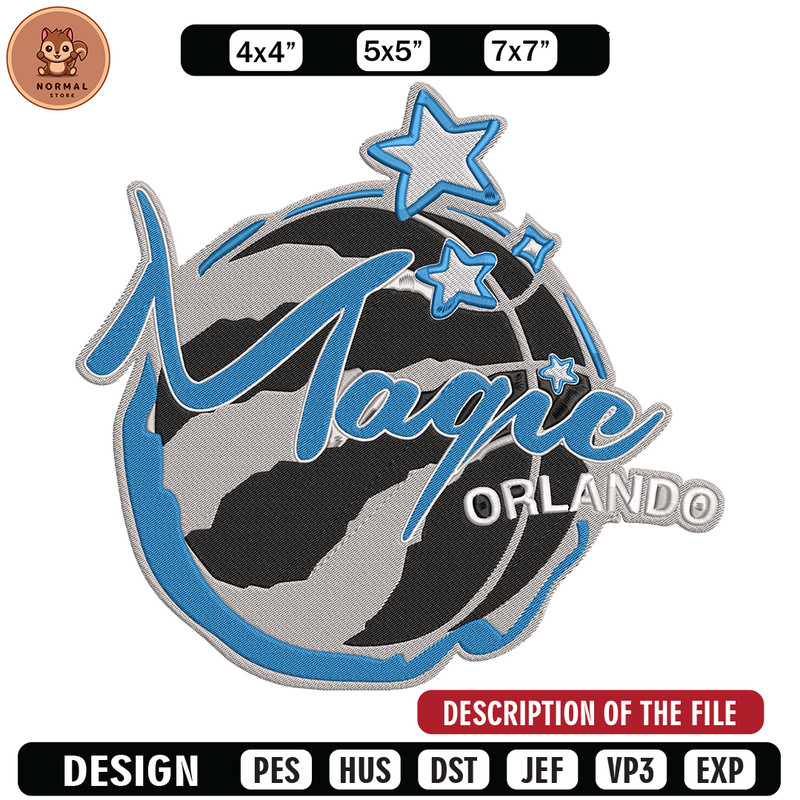 Orlando Magic logo embroidery design, NBA embroidery,Sport embroidery, Embroidery design, Logo sport embroidery.jpg