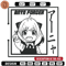 Anya cute Embroidery Design, Spy x family Embroidery, Embroidery File, Anime Embroidery, Anime shirt, Digital download..jpg