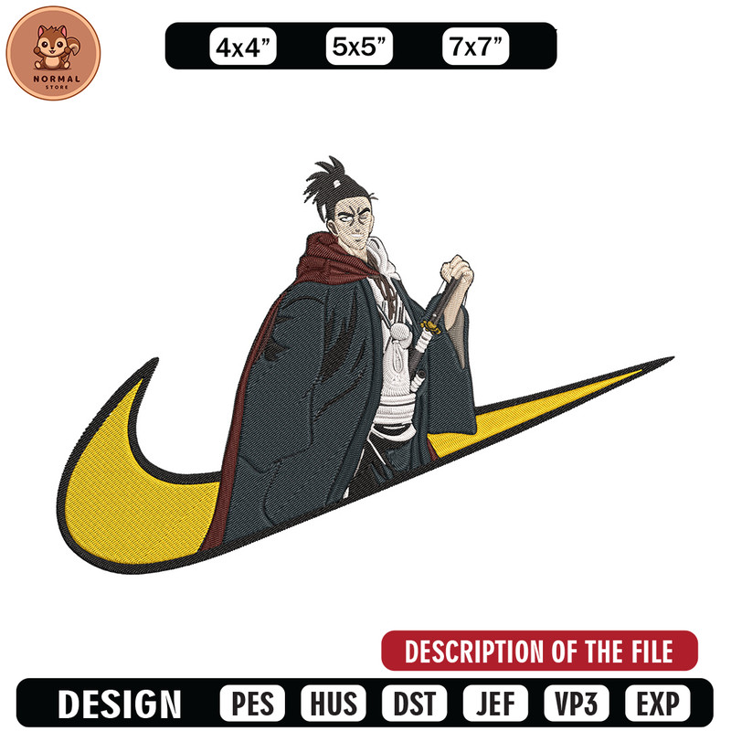 Atomic Embroidery Design, One punch man Embroidery, Embroidery File, Anime Embroidery, Nike shirt, Digital download.jpg