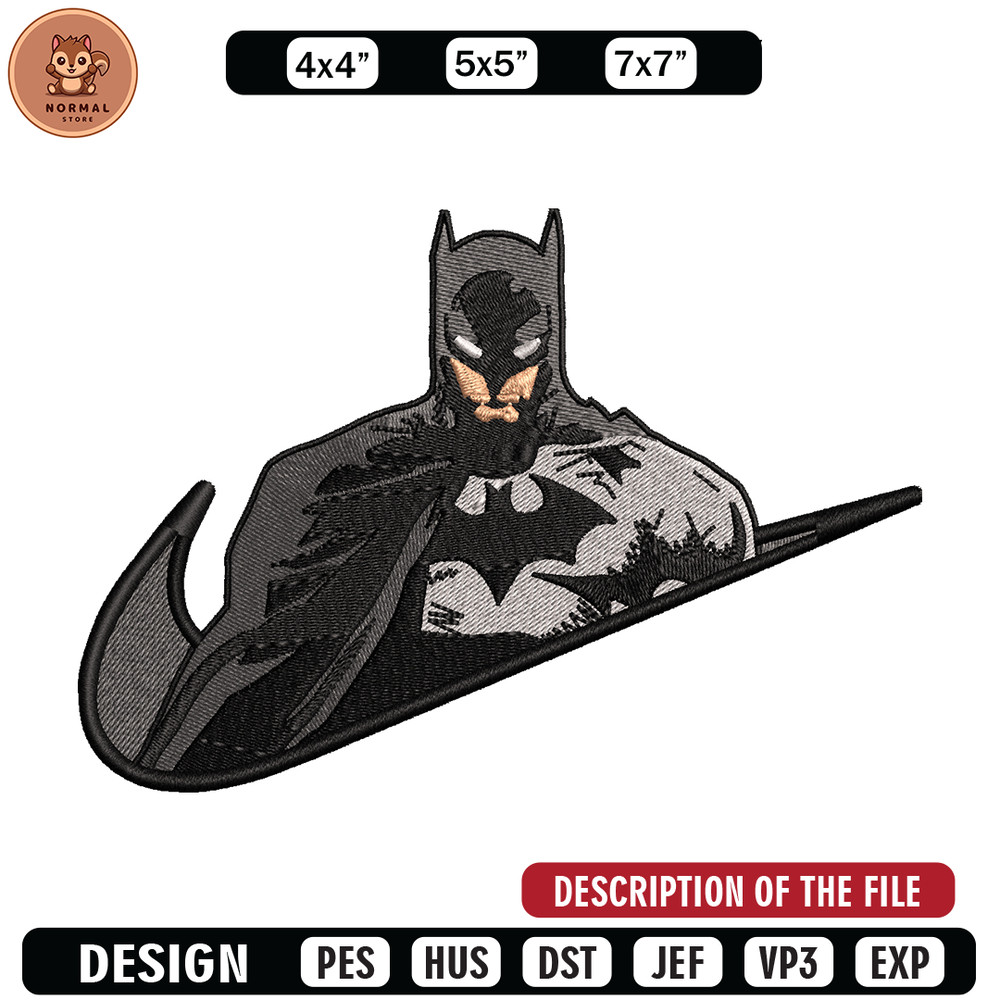 Batman Nike Logo embroidery design, Batman nike embroidery, Nike design, Logo shirt, movie shirt, digital download.jpg