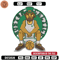 Boston Celtics mascot embroidery design, NBA embroidery, Sport embroidery, Logo sport embroidery, Embroidery design.jpg