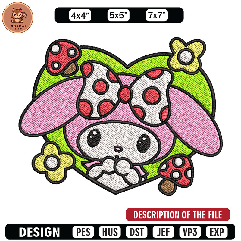 Bunny cute cartoon Embroidery design, Bunny cute Embroidery, cartoon design, Embroidery File, Instant download..jpg