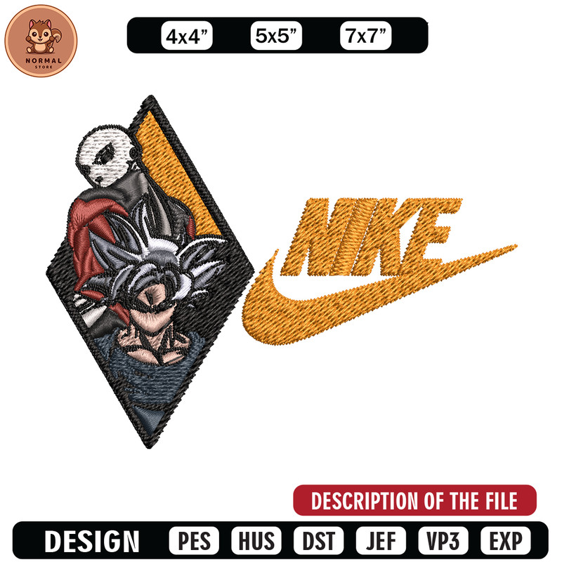 Dragonball Nike Embroidery design, Dragonball Embroidery, Nike design, Embroidery file, anime shirt, Instant download..jpg