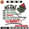 Grinch Christmas My Day Embroidery design, Grinch christmas Embroidery, Grinch design, Embroidery File, Instant download.jpg