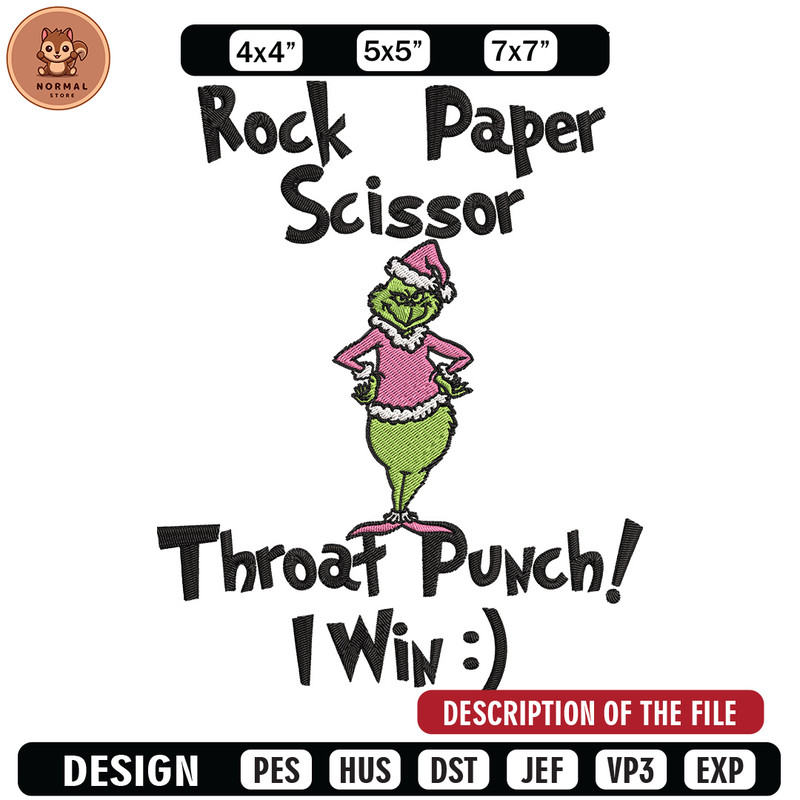 Grinch Embroidery Design, Grinch Embroidery, Embroidery File, Chrismas Embroidery, Anime shirt, Digital download.jpg