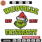 Grinch Whoville University Christmas Embroidery design, Grinch Christmas Embroidery, logo design, Digital download..jpg