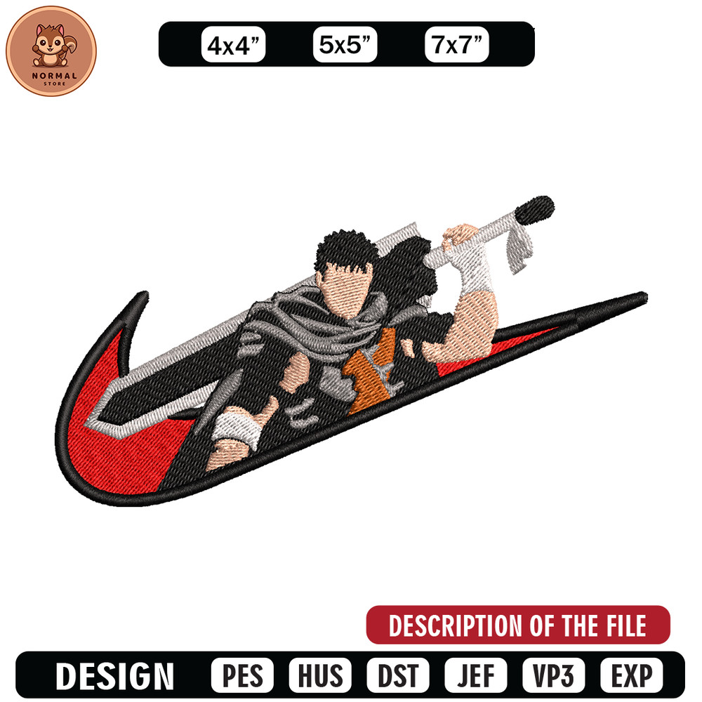 Guts Nike embroidery design, Nike Berserk embroidery, Nike design, anime design, anime shirt, Digital download.jpg