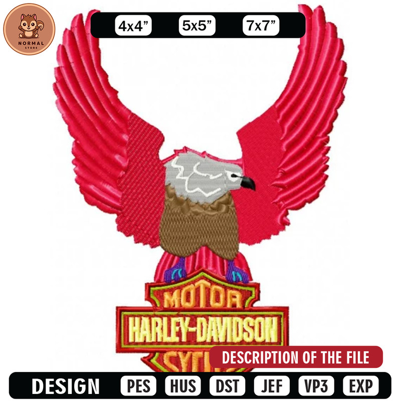 Harley davidson embroidery design, Brand design, Embroidered shirt, Brand shirt, Brand Embroidery, digital download.jpg