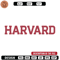Harvard logo embroidery design, College embroidery, Sport embroidery, logo sport embroidery, Embroidery design.jpg