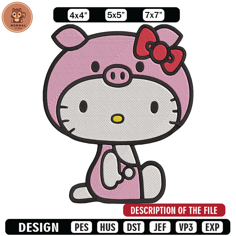 Hello Kitty Embroidery Design, Hello kitty Embroidery, Embroidery File, Anime Embroidery, Digital download.jpg