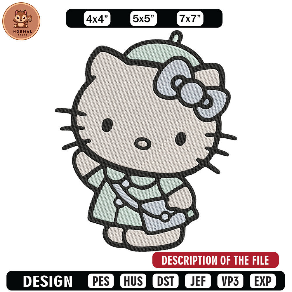 Hello Kitty girl Embroidery Design, Hello kitty Embroidery, Embroidery File, Anime Embroidery, Digital download.jpg