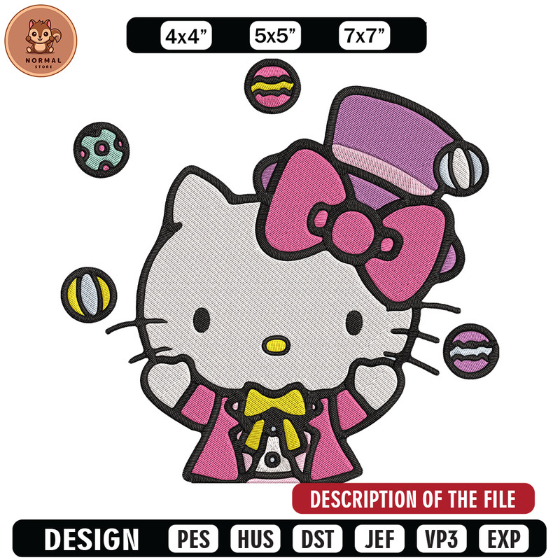 Hello kitty Peeker Embroidery Design, Hello kitty Embroidery, Embroidery File, Anime Embroidery, Digital download.jpg
