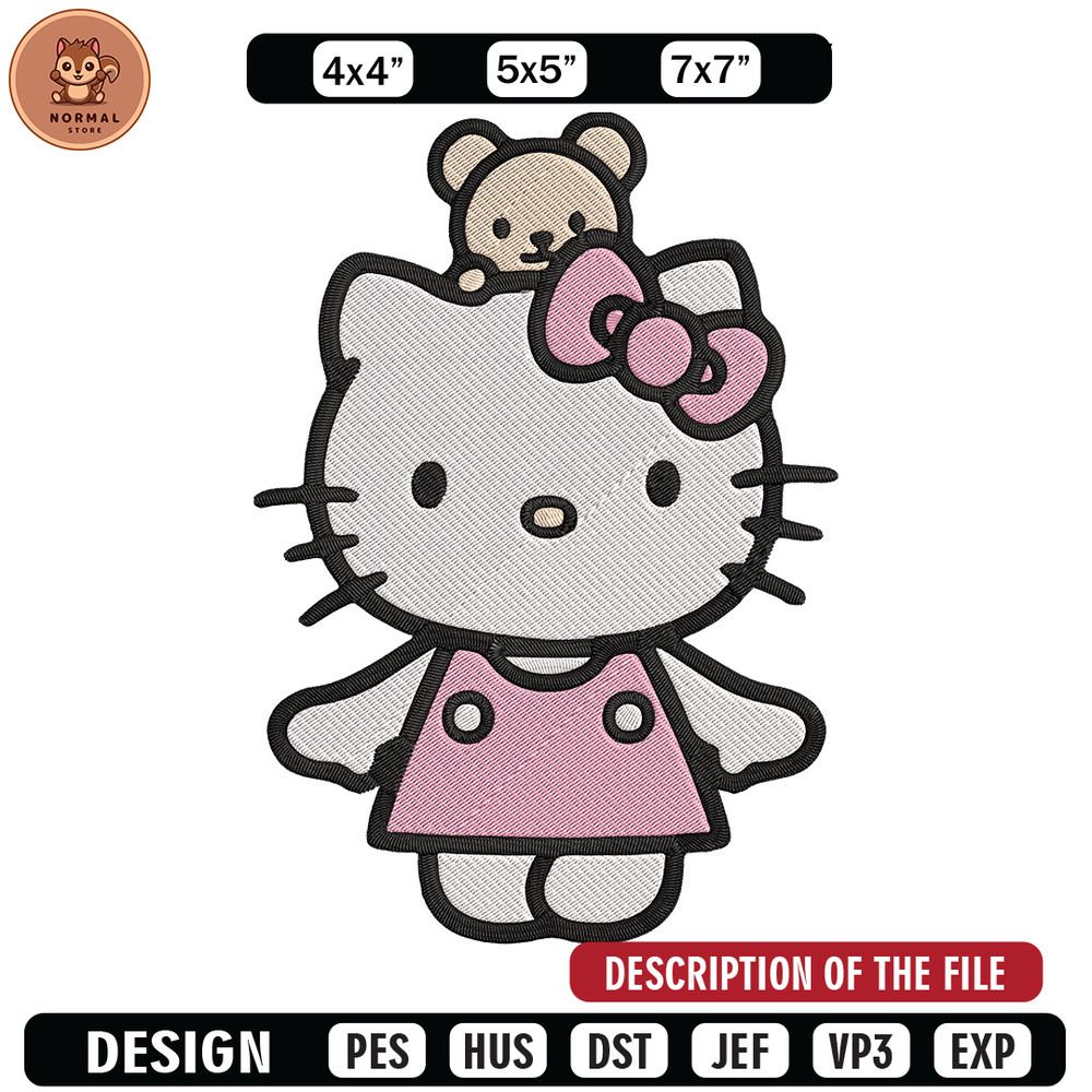 Hello kitty pink Embroidery Design, Hello kitty Embroidery, Embroidery File, Anime Embroidery, Digital download.jpg