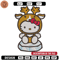 Hello kitty reineer Embroidery Design, Hello kitty Embroidery, Embroidery File, Anime Embroidery, Digital download.jpg
