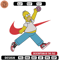 Homer Simpson Embroidery Design, Simpson Embroidery, Embroidery File, Anime Embroidery, Nike shirt, Digital download.jpg