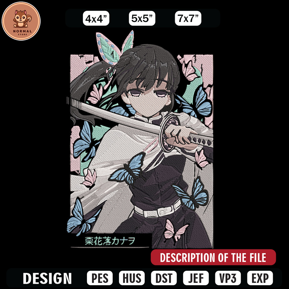 Kanao poster Embroidery Design, Demon slayer Embroidery, Embroidery File, Anime Embroidery, Digital download..jpg